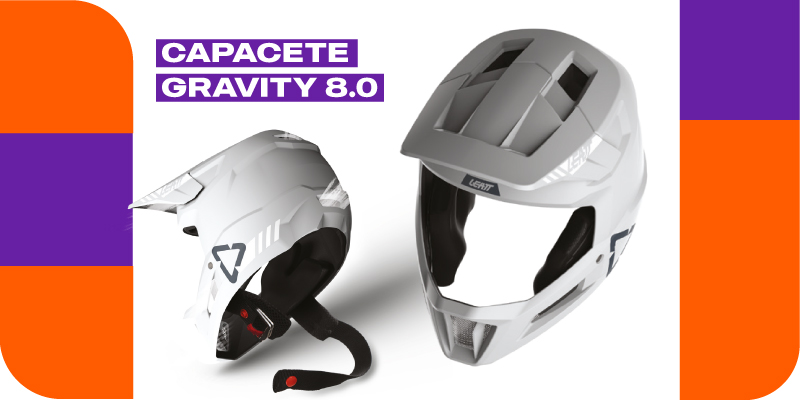 Capacete MTB GRAVITY 8.0 da Leatt: conheça as tecnologias para segurança