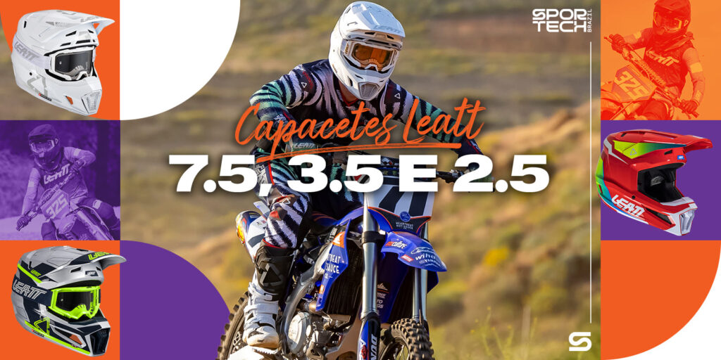 Lançamento: Capacetes Leatt 7.5, 3.5 e 2.5